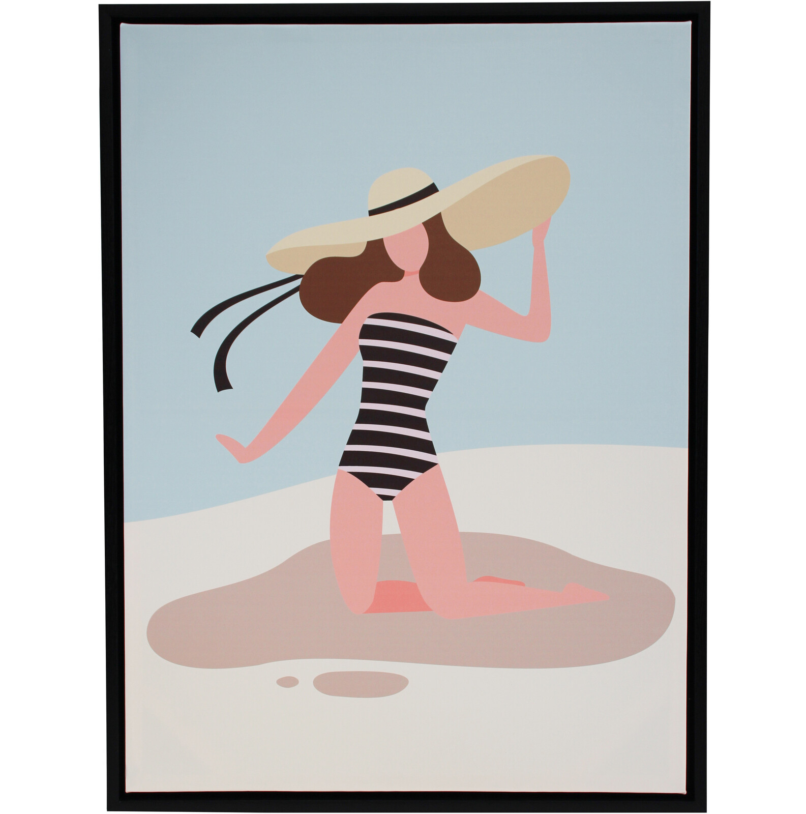 Framed canvas Sunbather 1