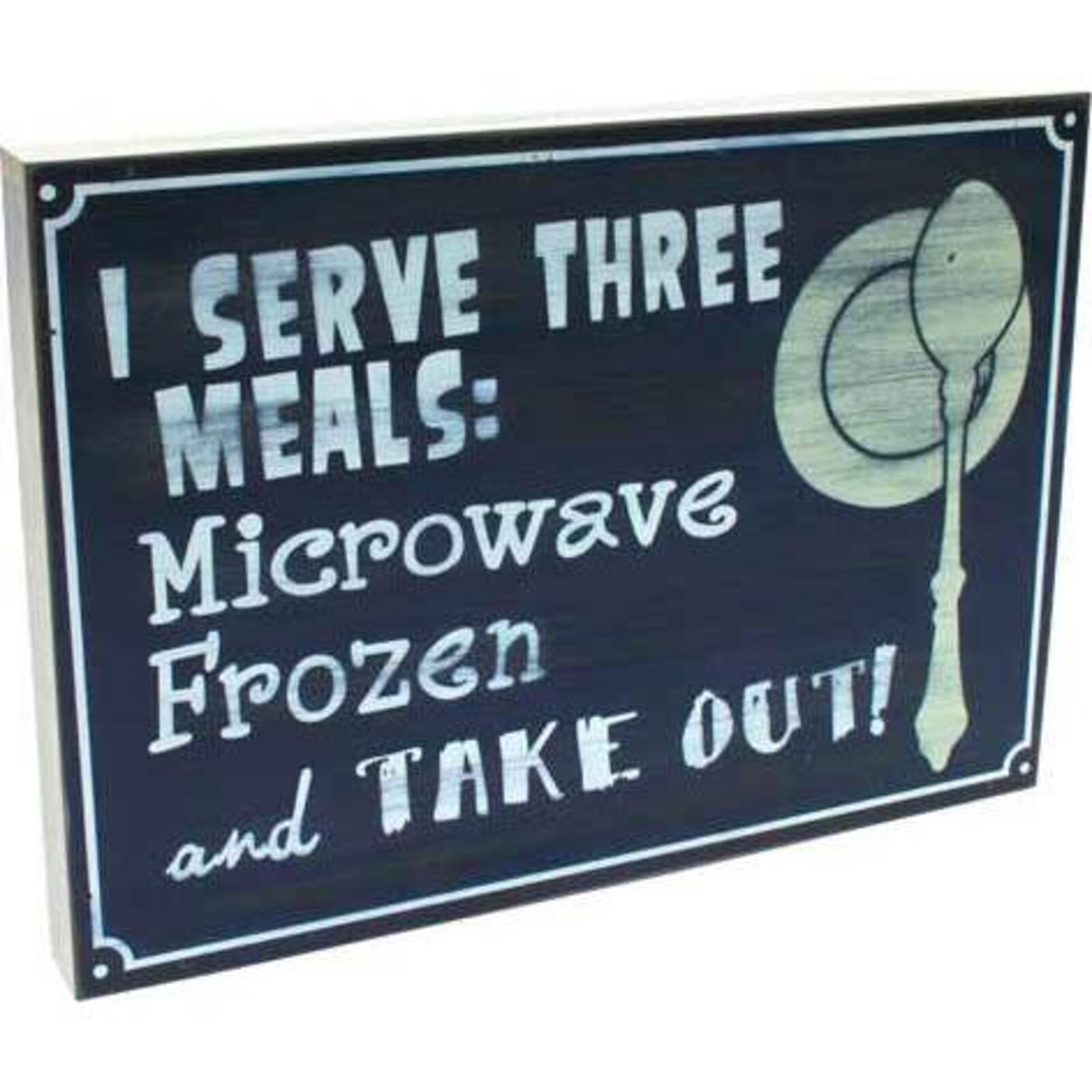 Standing Sign Three Meals