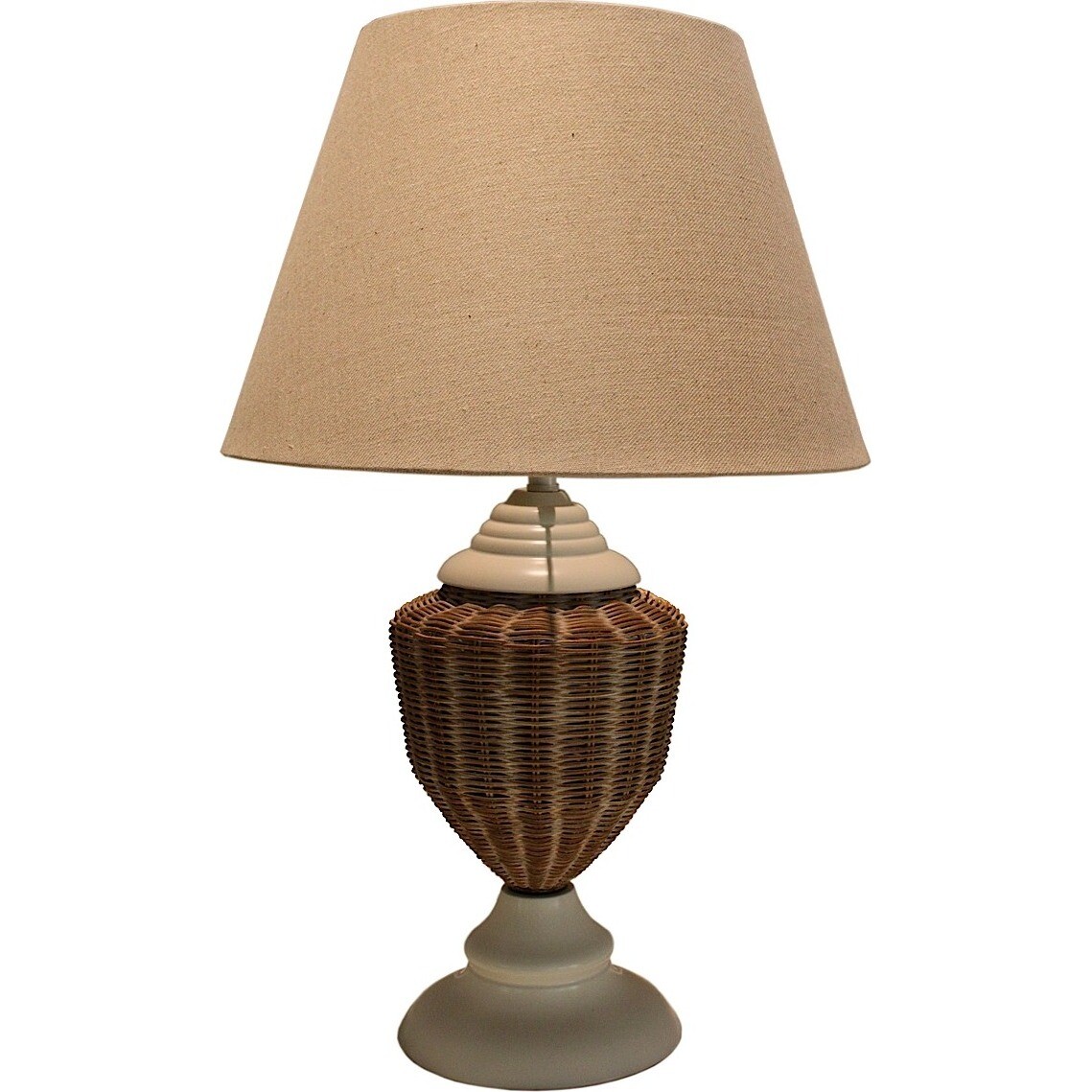 Table Lamp - Urn Rattan