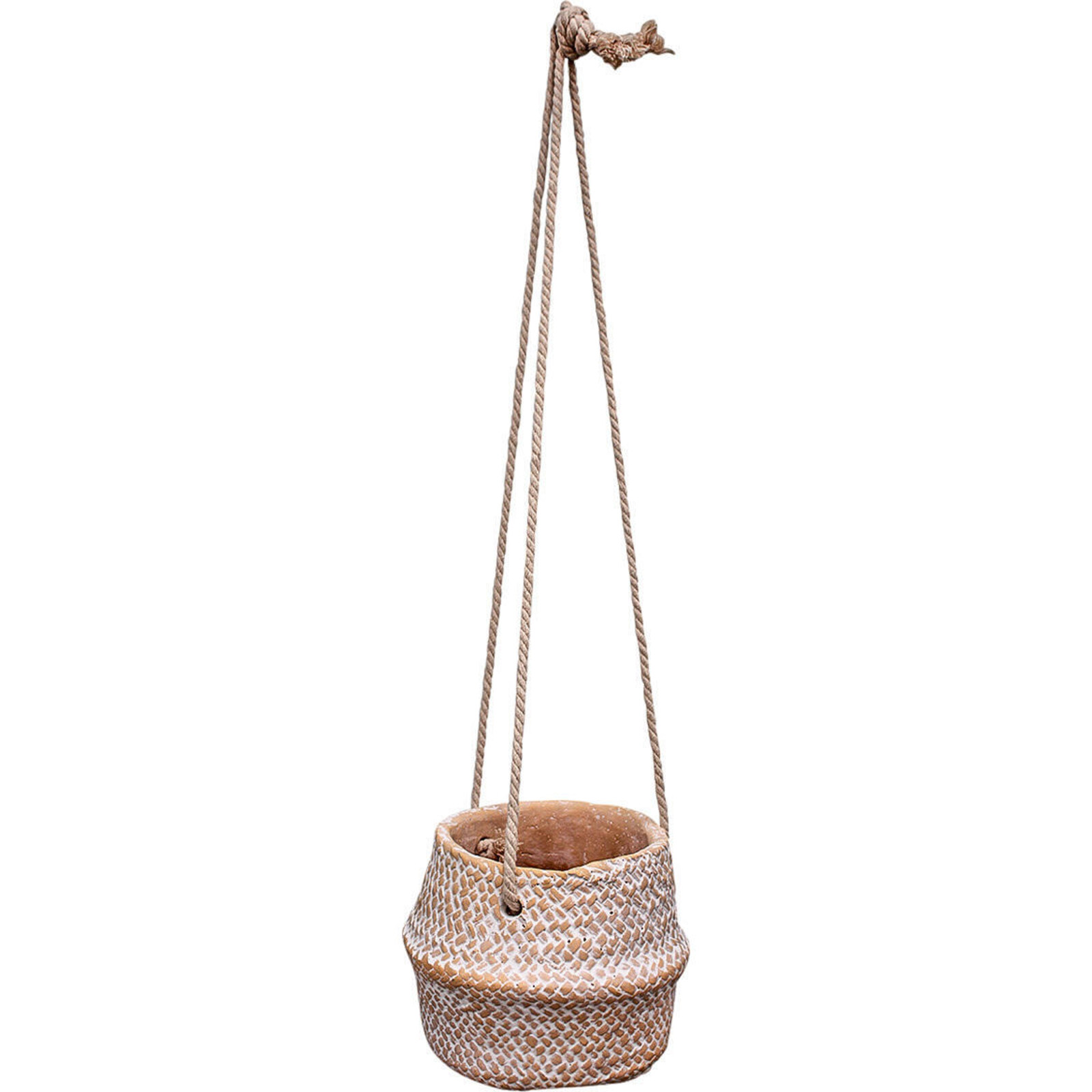 Pot With Rope Hanger