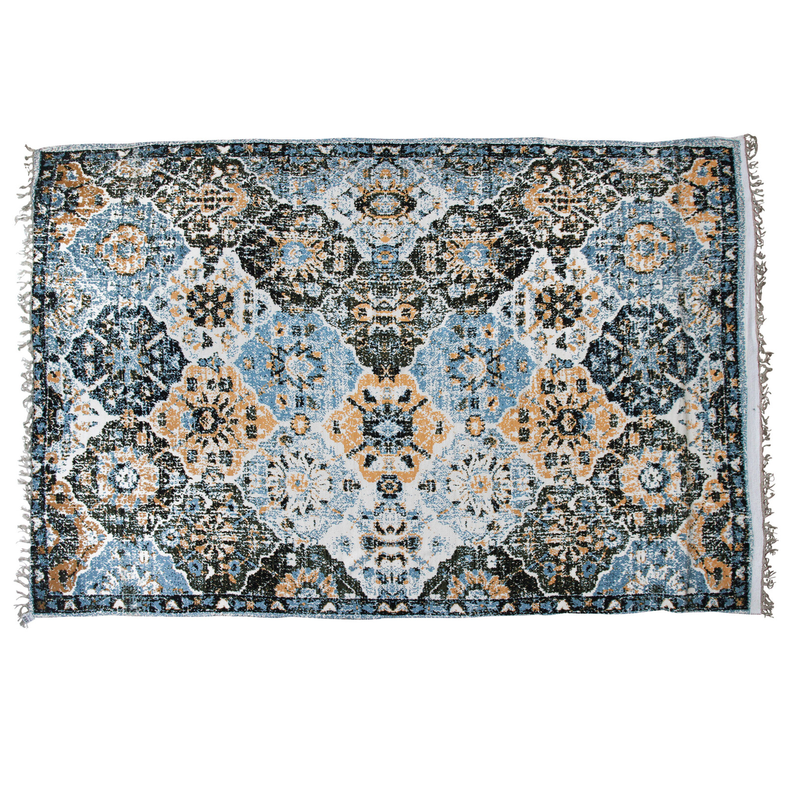 Rug Chenille/Wash Mix Blue  approx 160 x 240cm 