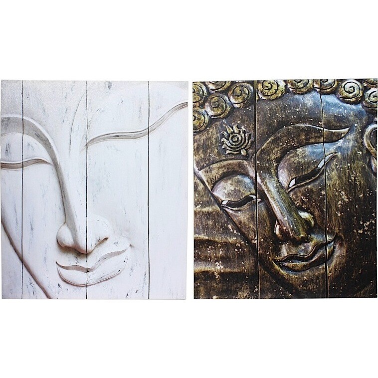 Canvas Print - Weathered Buddha - Set 2