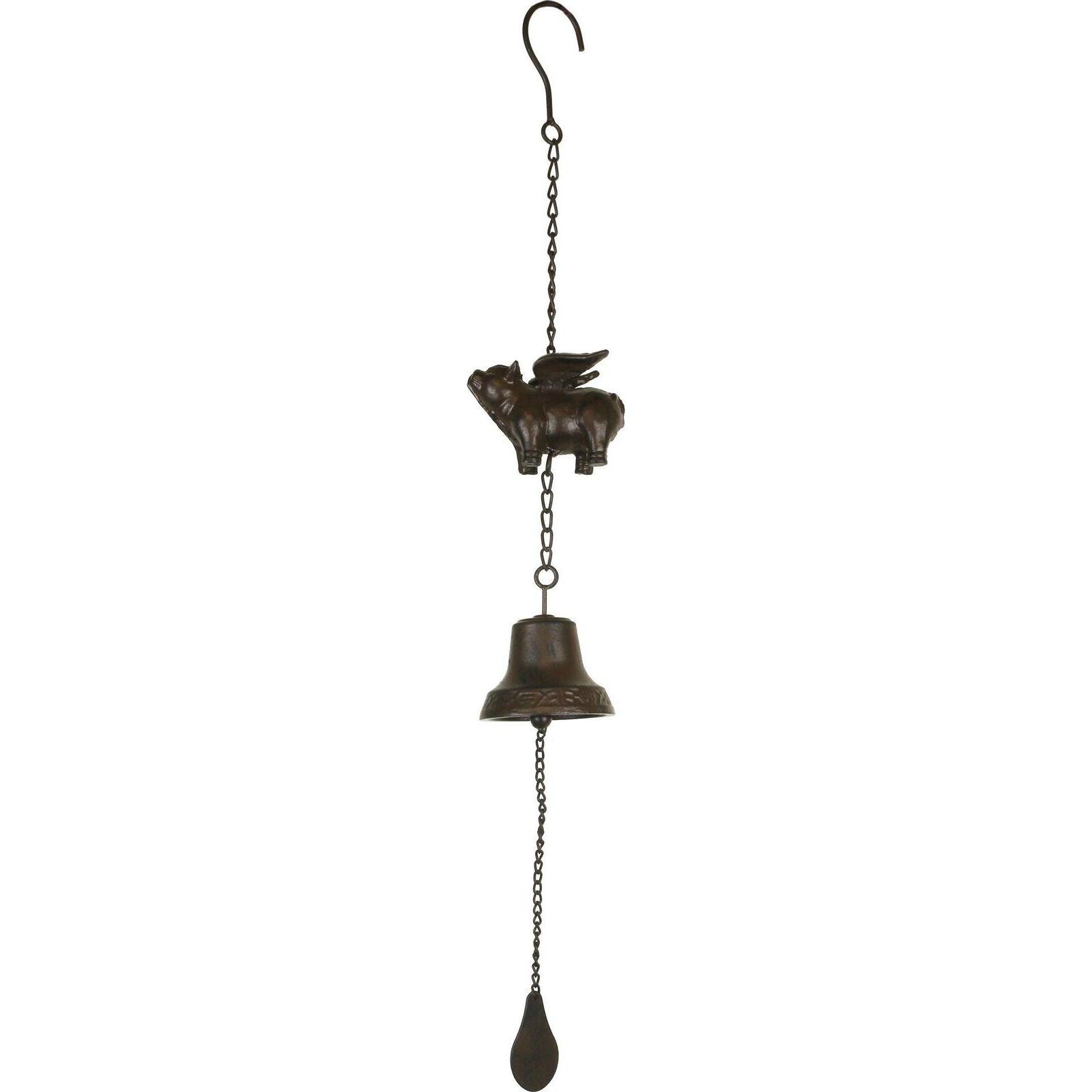 Hanging Bell Flying Pig