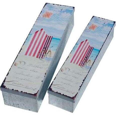 Tin Box - Beach Hut - Set 2