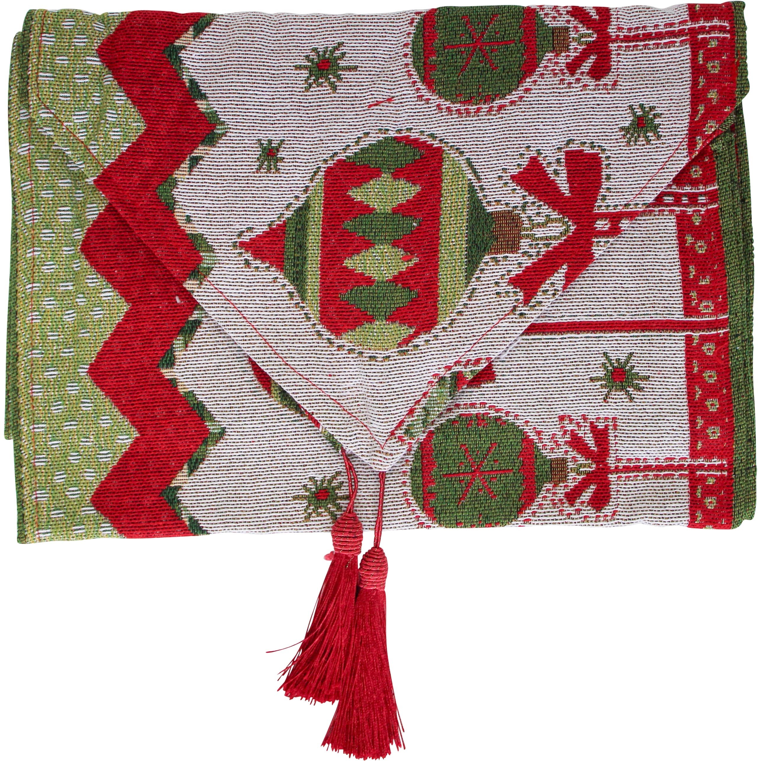 Table Runner Festive Baubles