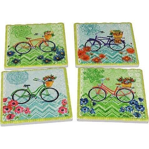 Coasters Bicycle Colour