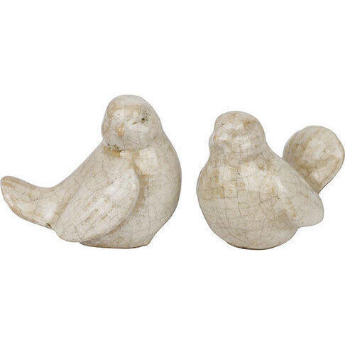 Sitting Bird Assorted Ivory