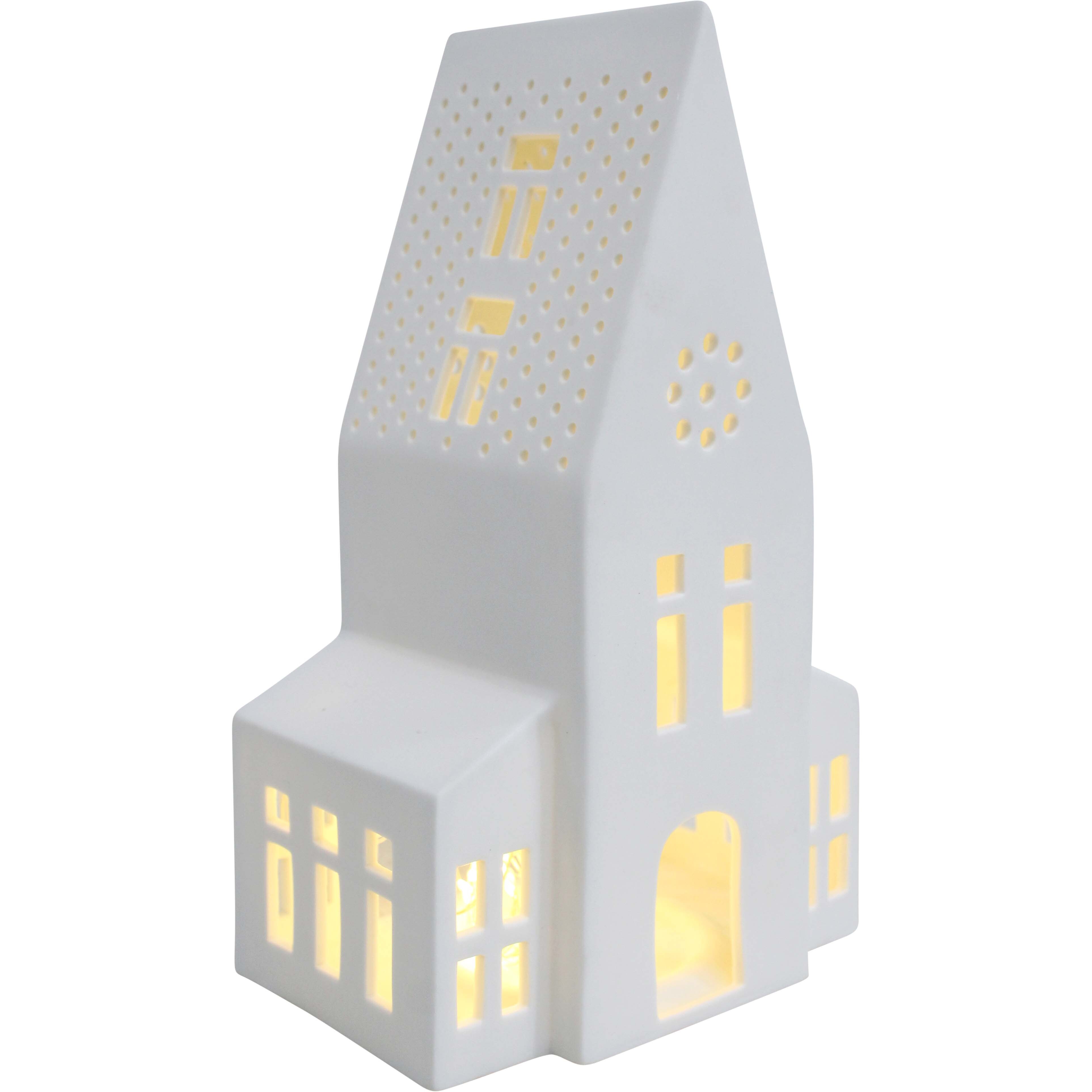 Porcelain Church Tealight Holder