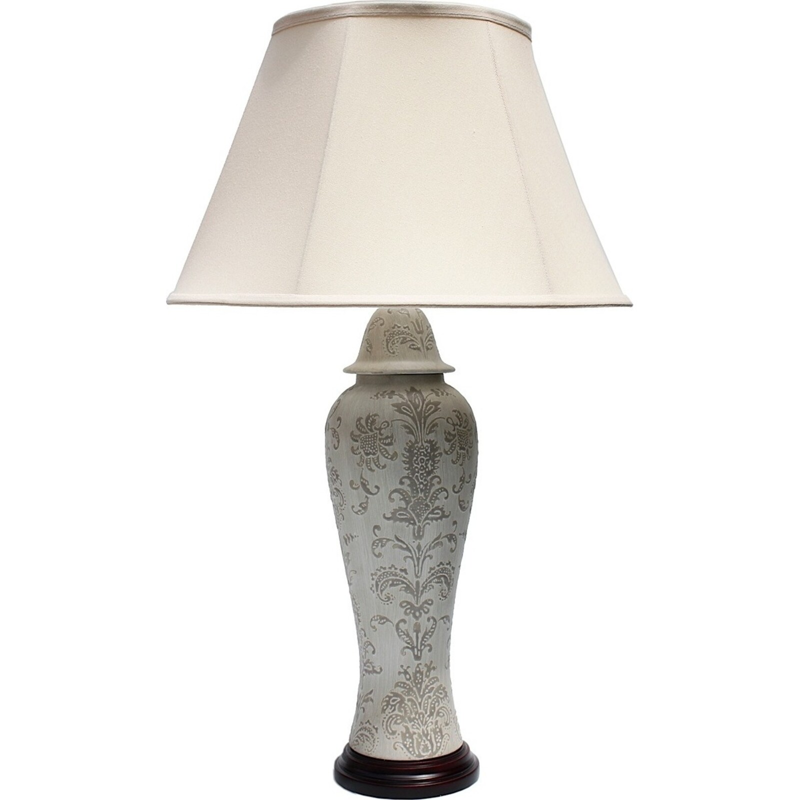 Table Lamp - Grey Decal Large