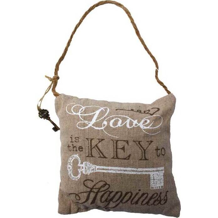 Hanging Cushion Happiness Key