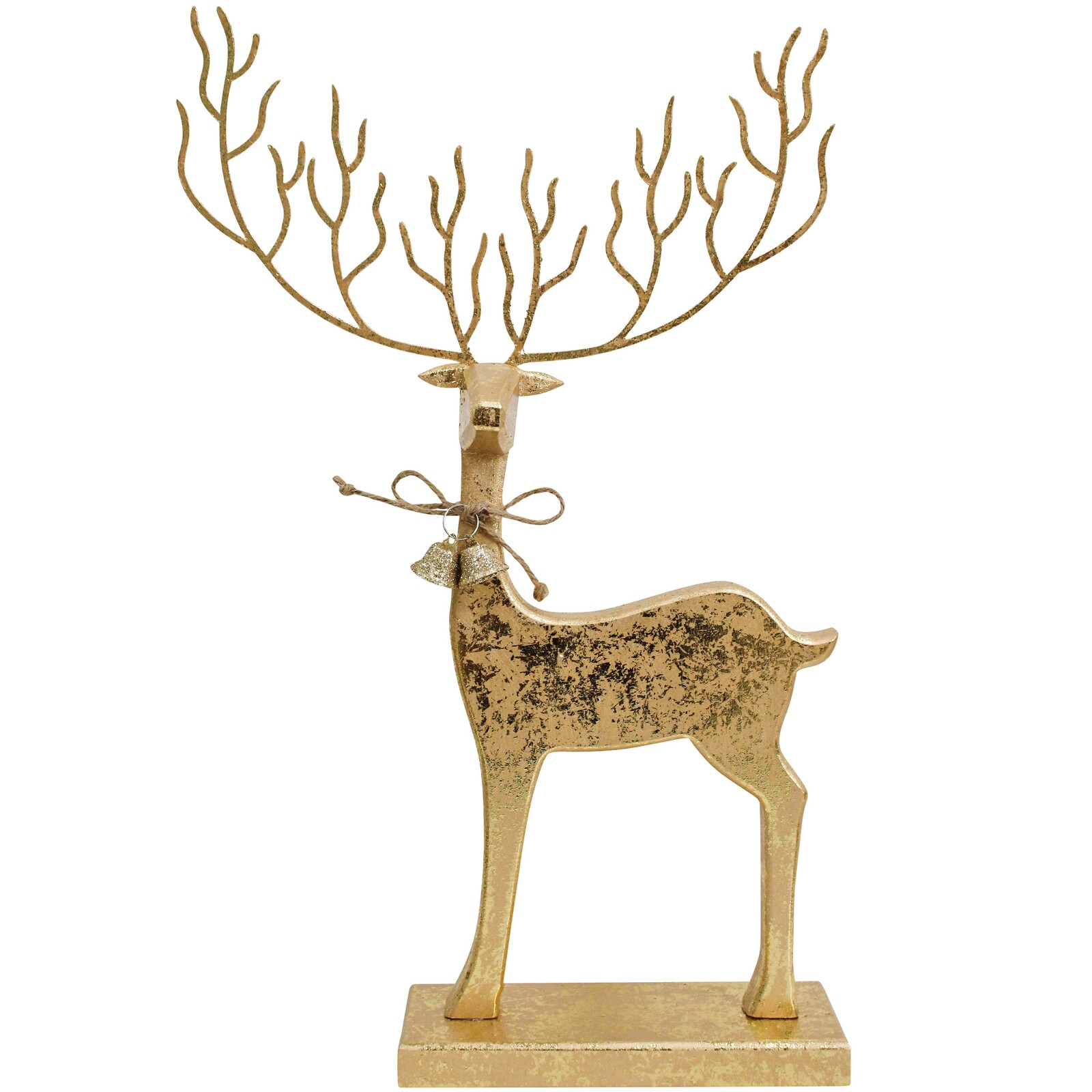 Wooden Mystical Reindeer Gold Foil