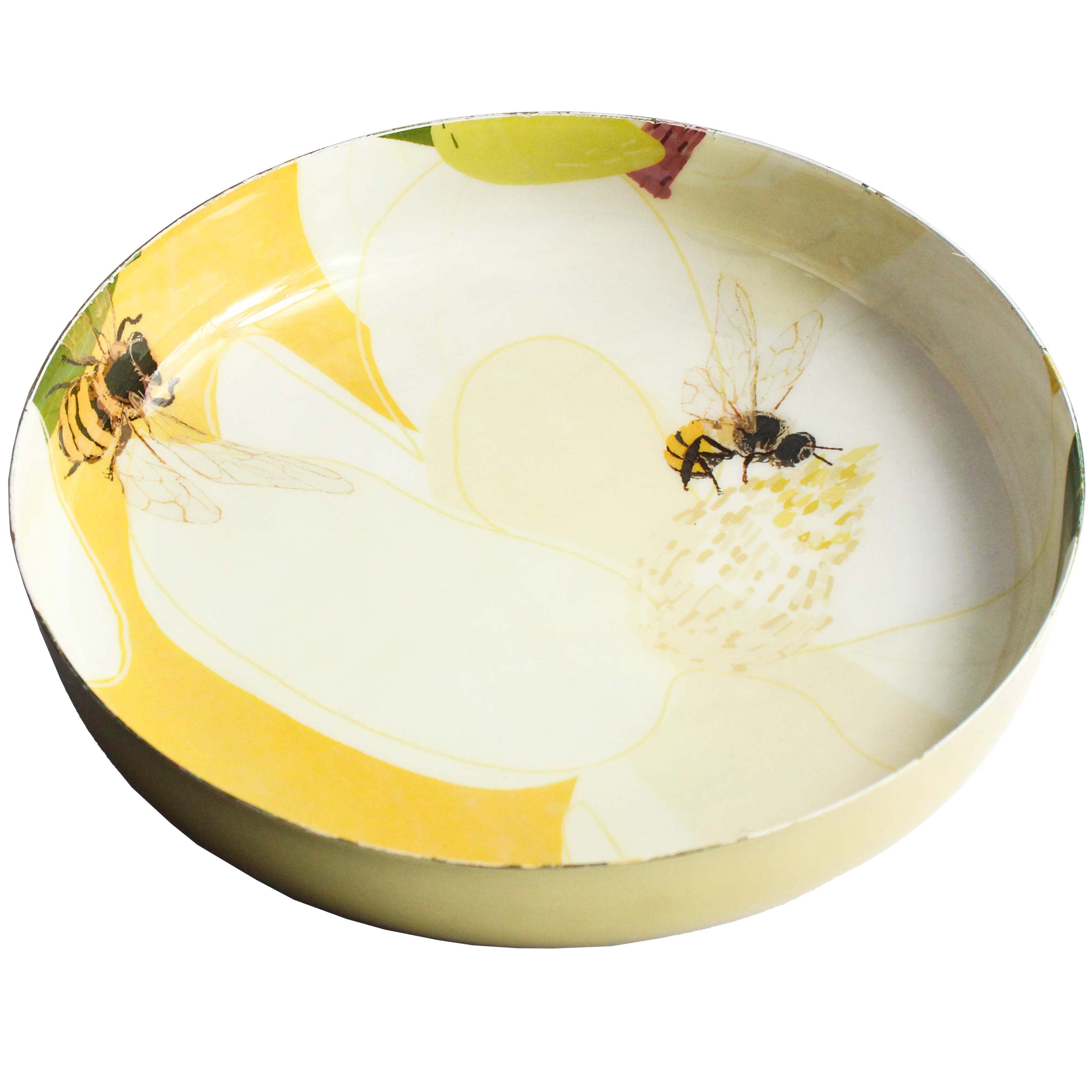 Enamel Tray Mustard Magnolia Med