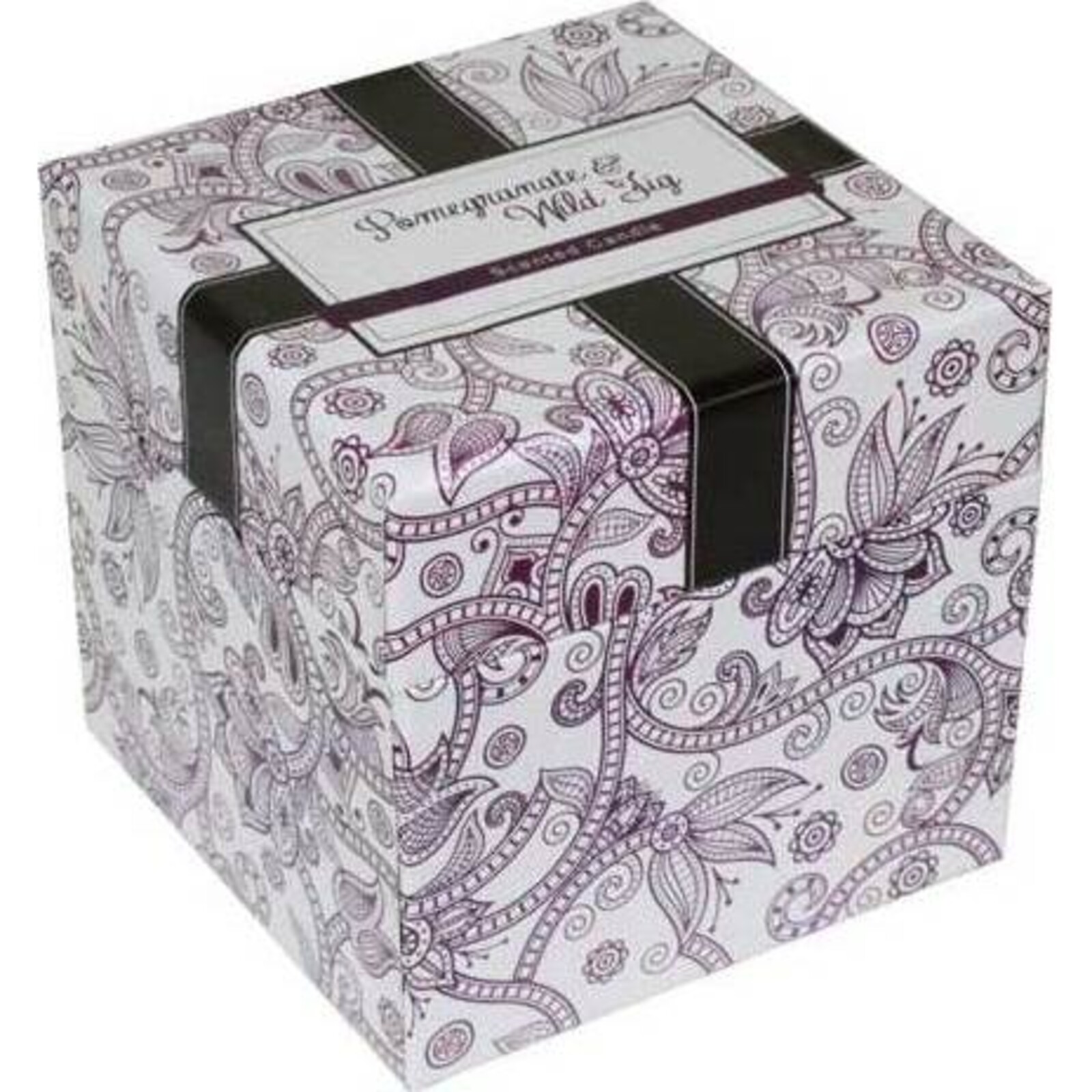 Pomegranate & Wild Fig Boxed Candle - 10cm