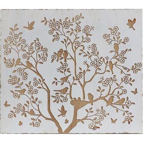 Wall Art Bird Branch Cutwork