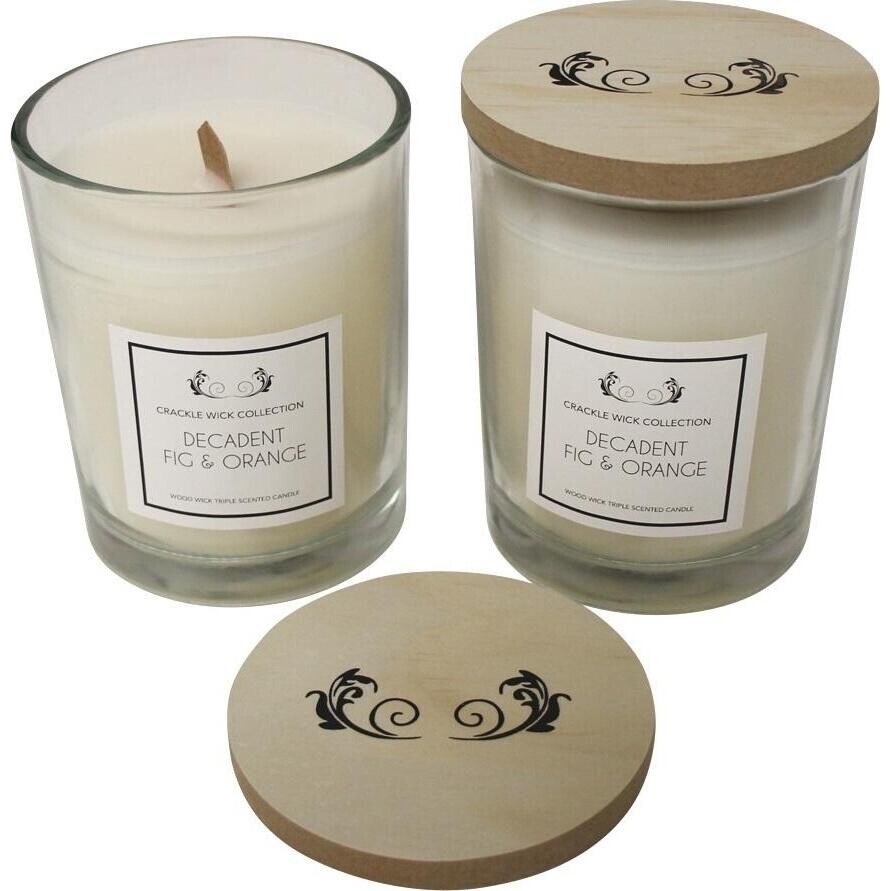 Candle Crackle Wick Decadent Fig & Orange