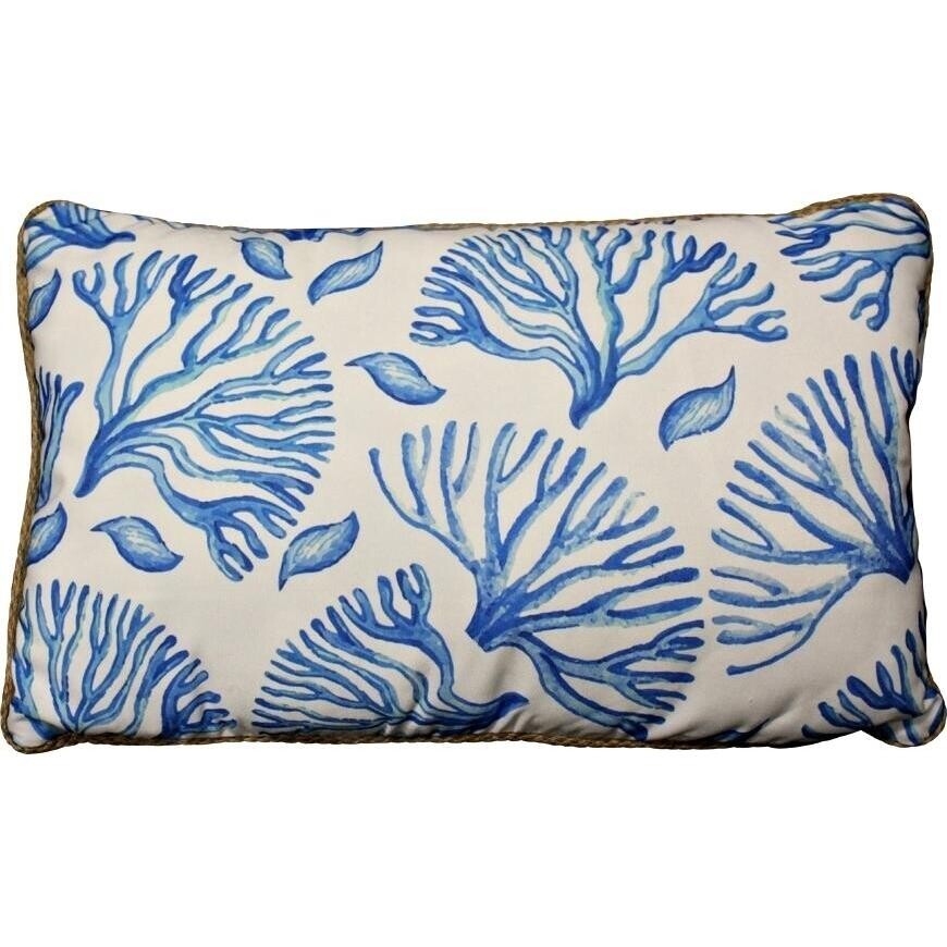 Cushion Coral Blue Rect