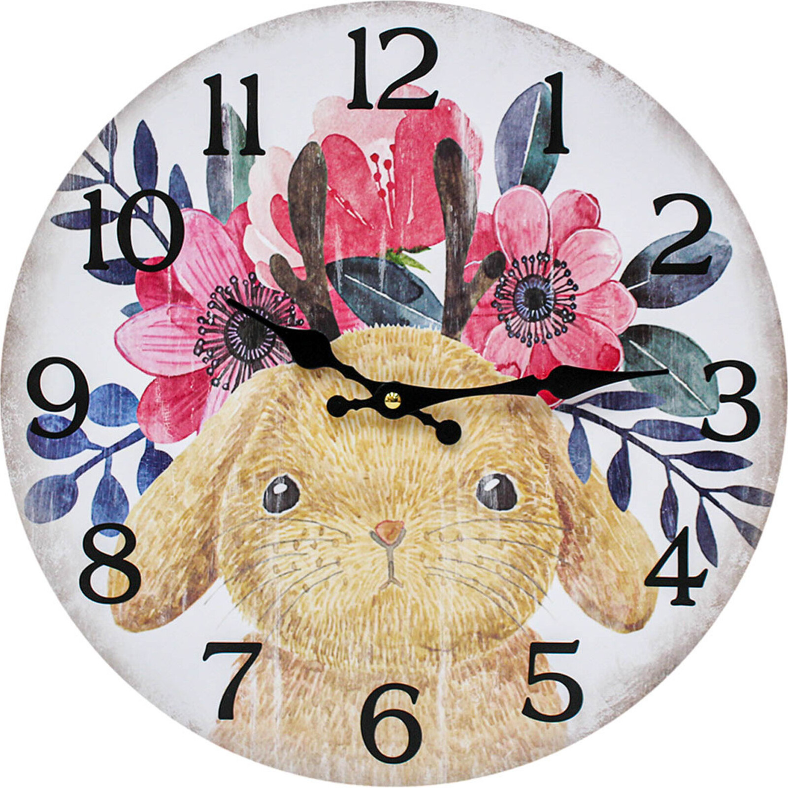 Clock Coco Rabbit 34cm