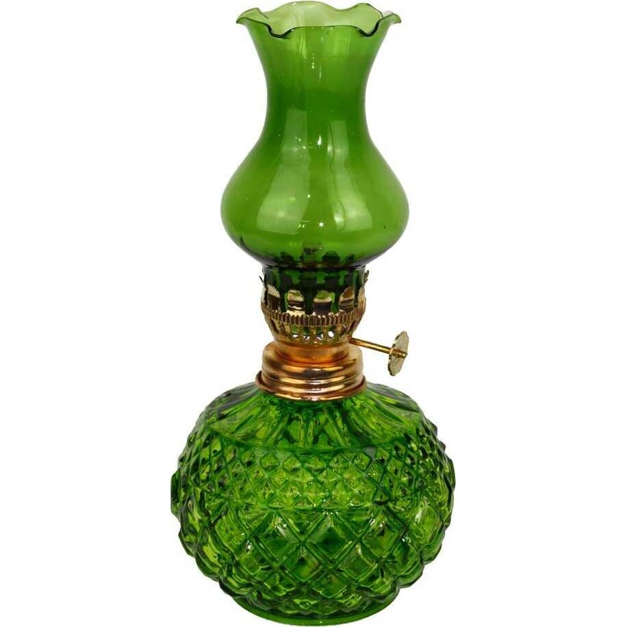 Oil Burner Vintage Green