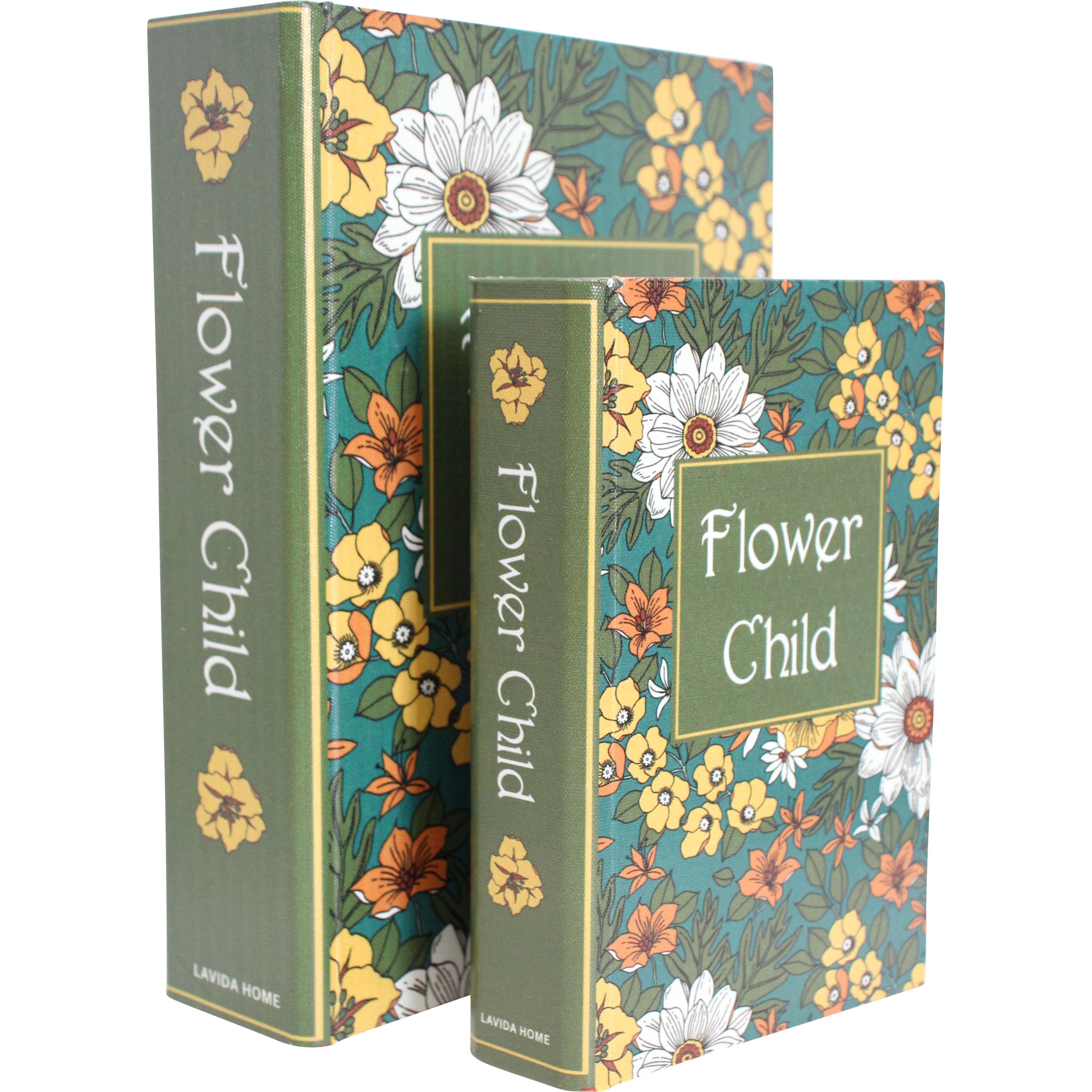 Book Box S/2 Flower Child