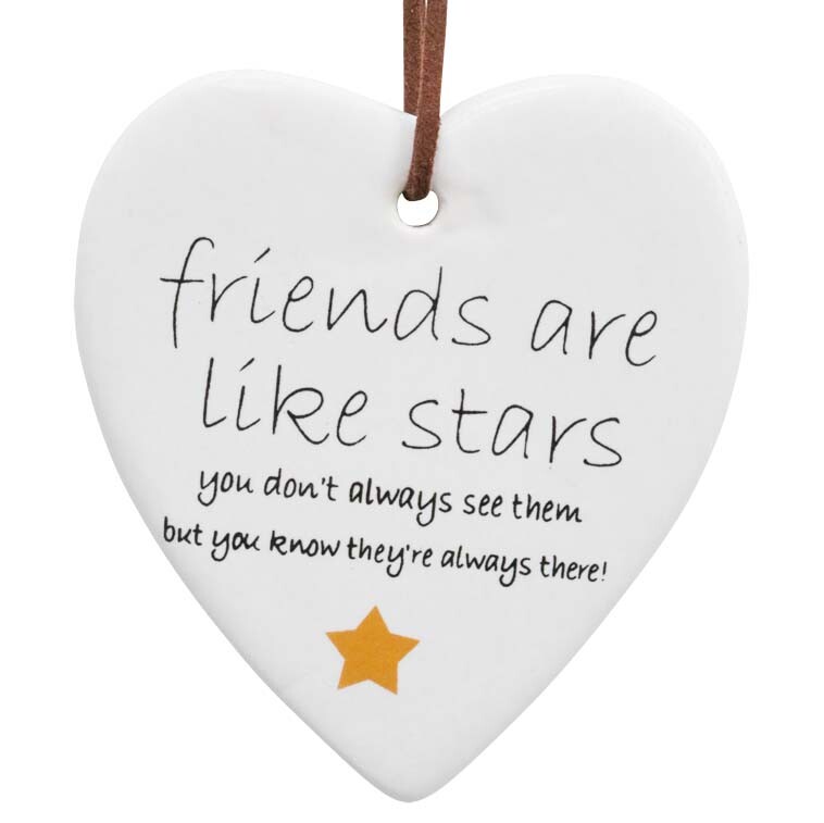 Hanging Heart Friends Stars Hanging Heart Friends Stars