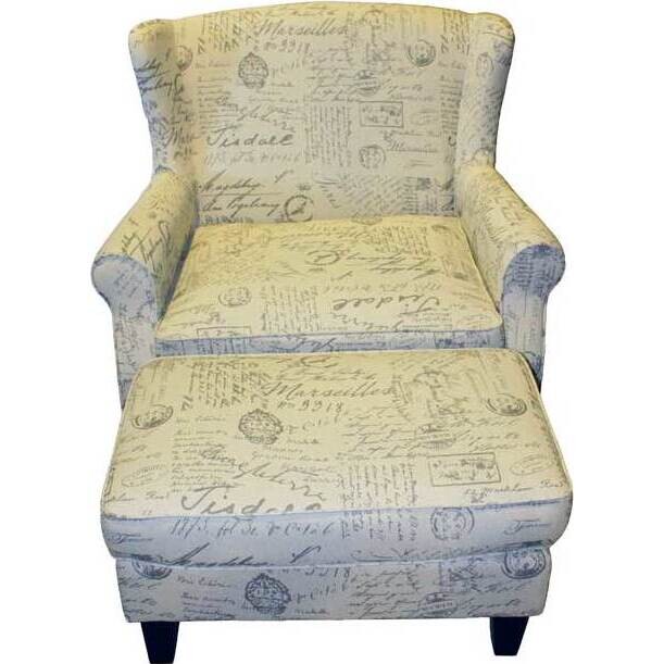 Chair - Oversize Cartas Plus Ottoman