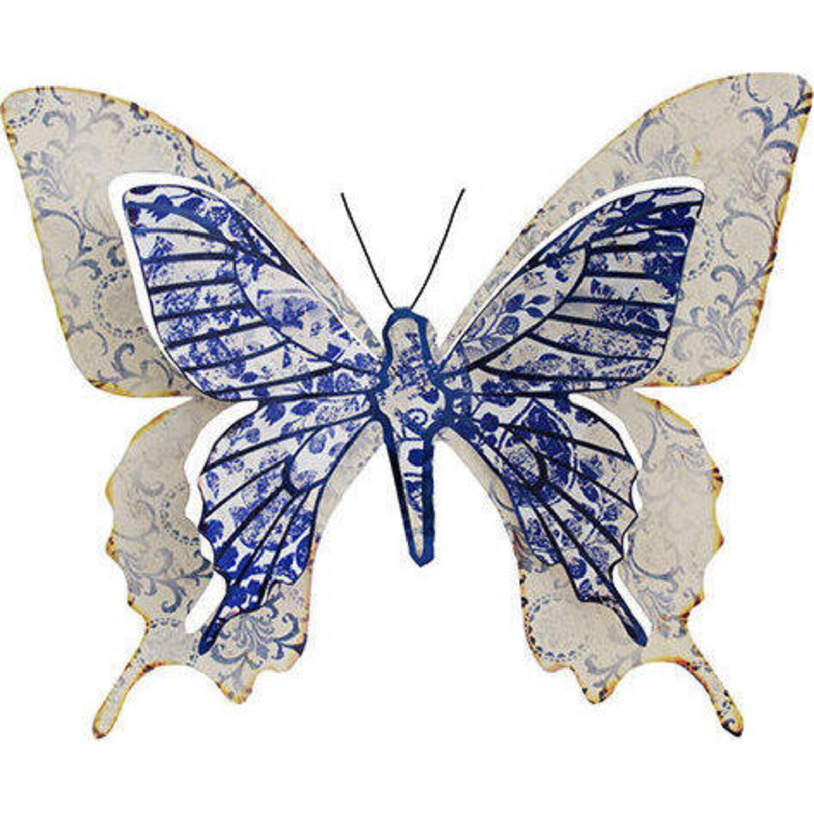 Metal Butterfly Blue Empress