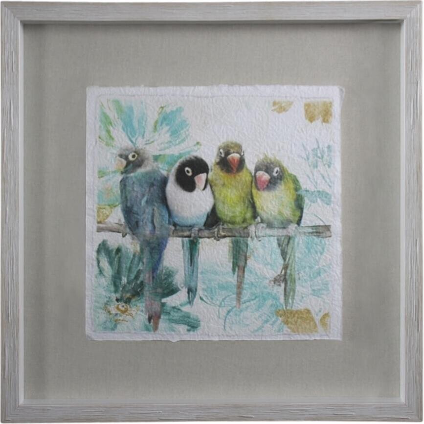 Framed Love Birds