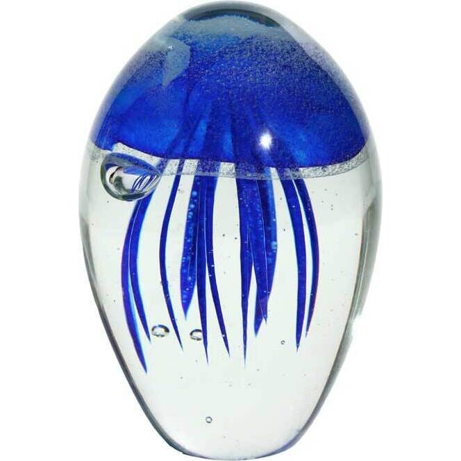 Paperweight Jellyfish Bluewhite