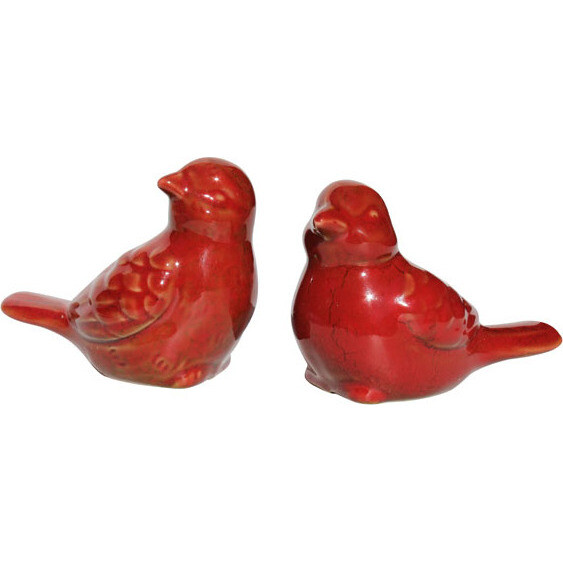 Pair of Red Birds set 2