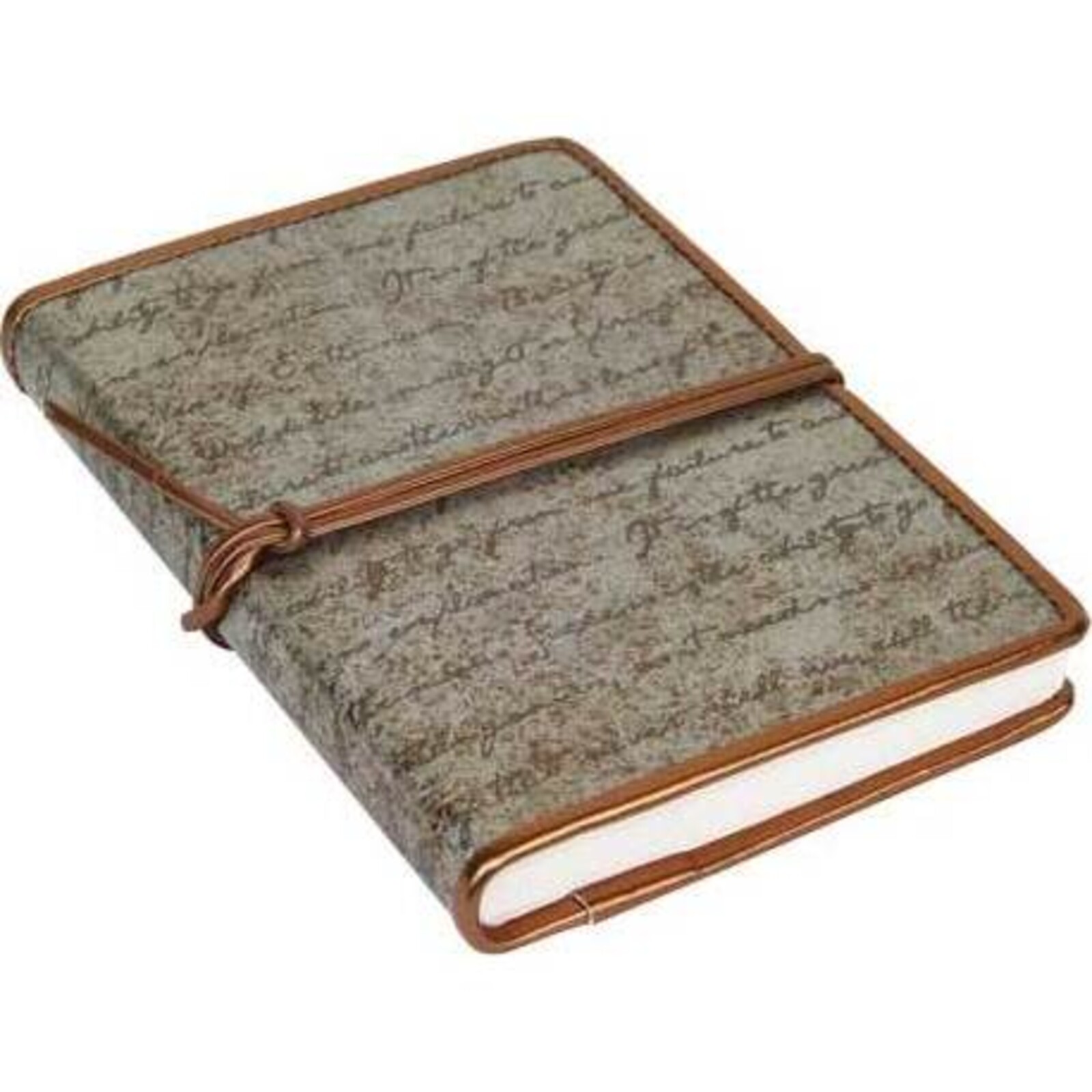 Leather Note Book Bound Copper