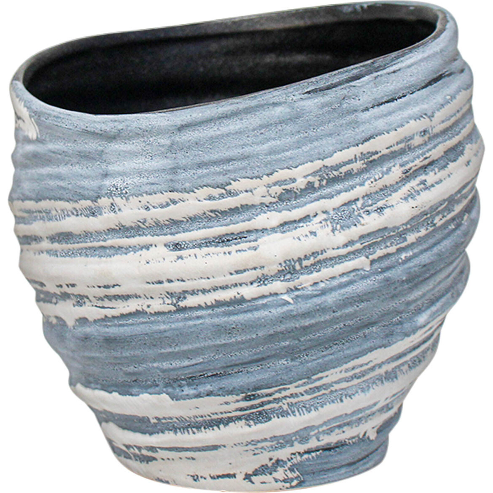 Planter Oyster Blue Sml