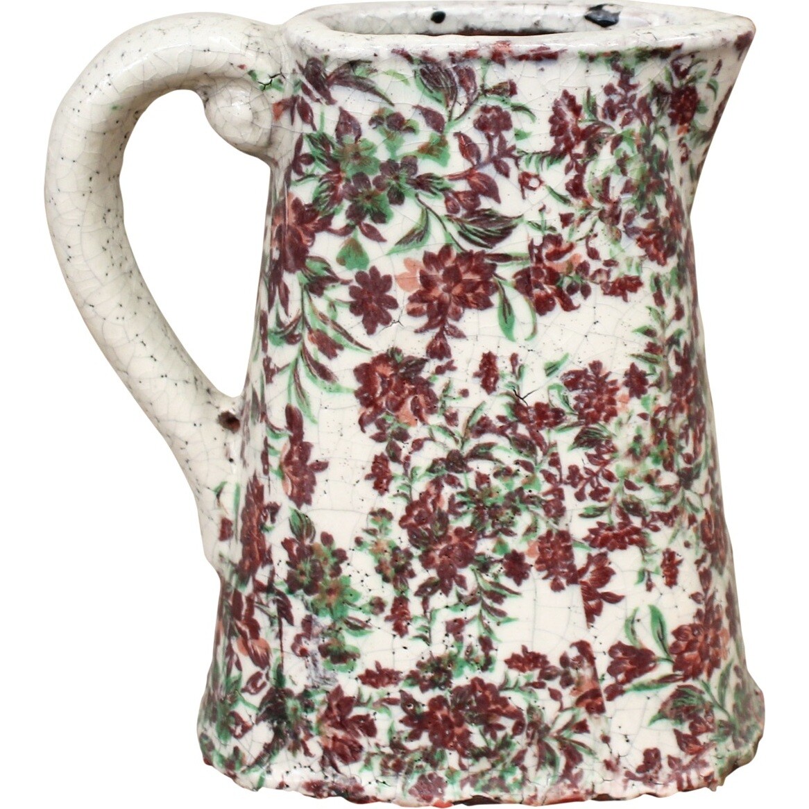 Jug Oval Red Vine