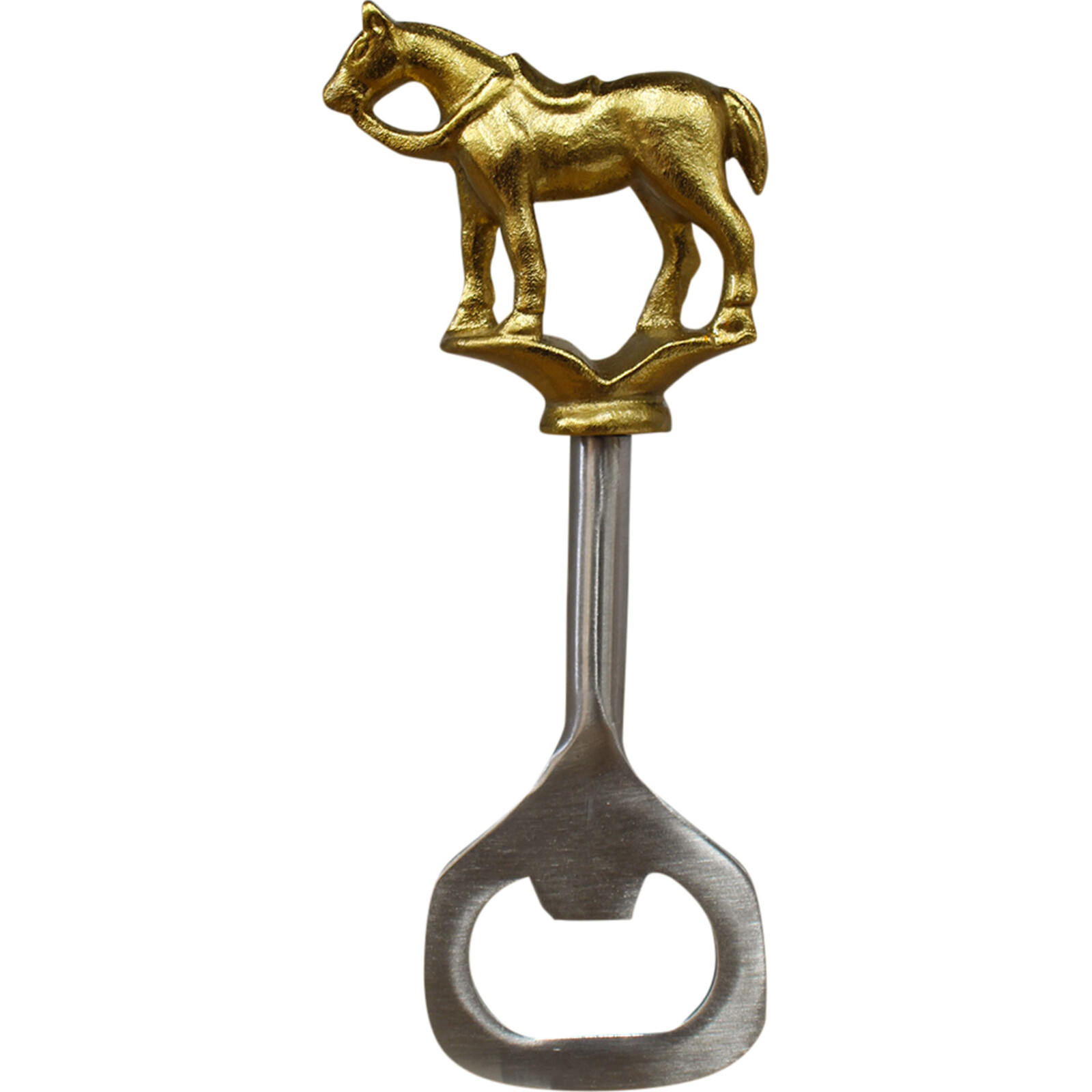 Bottle Opener Brass Horse