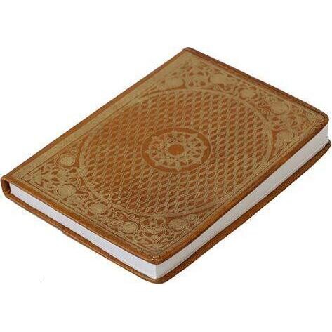 Leather Notebook Gold Coin Large