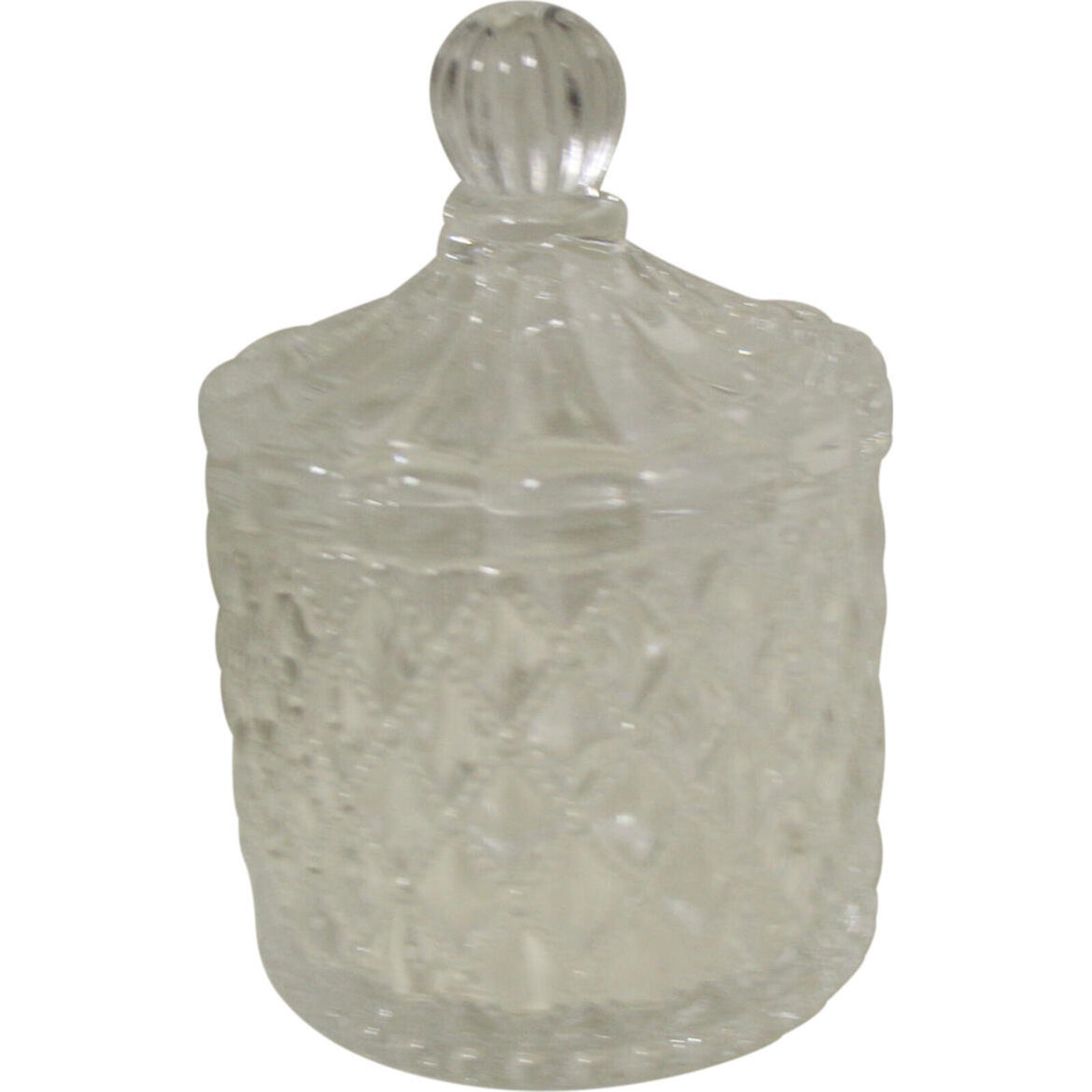 Glass Jar Diamond Clear