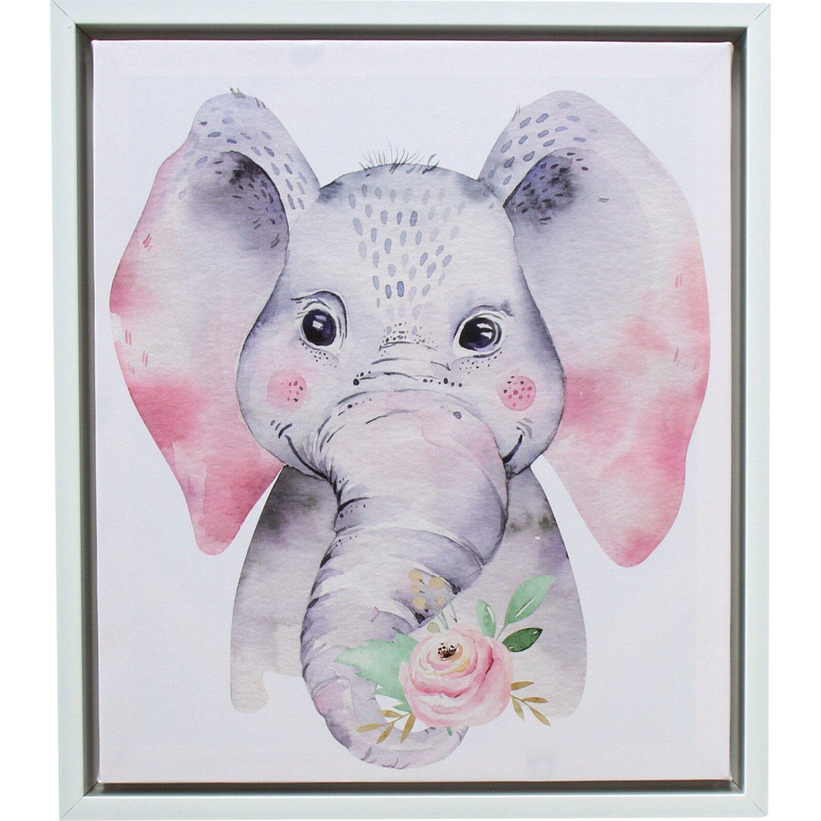 Framed Canvas Ellie Elephant
