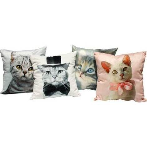 Cute Cat with Top Hat Cushion