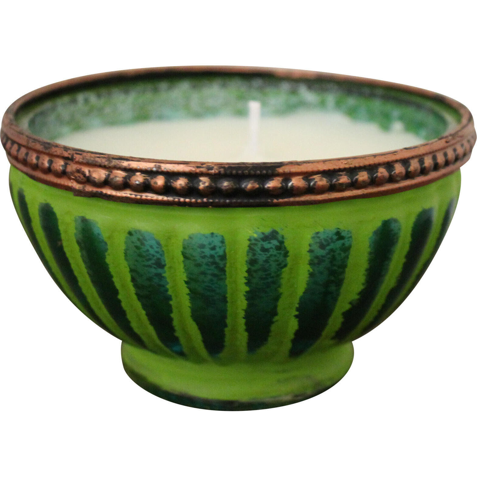 Candle Ribb Bowl Yellow