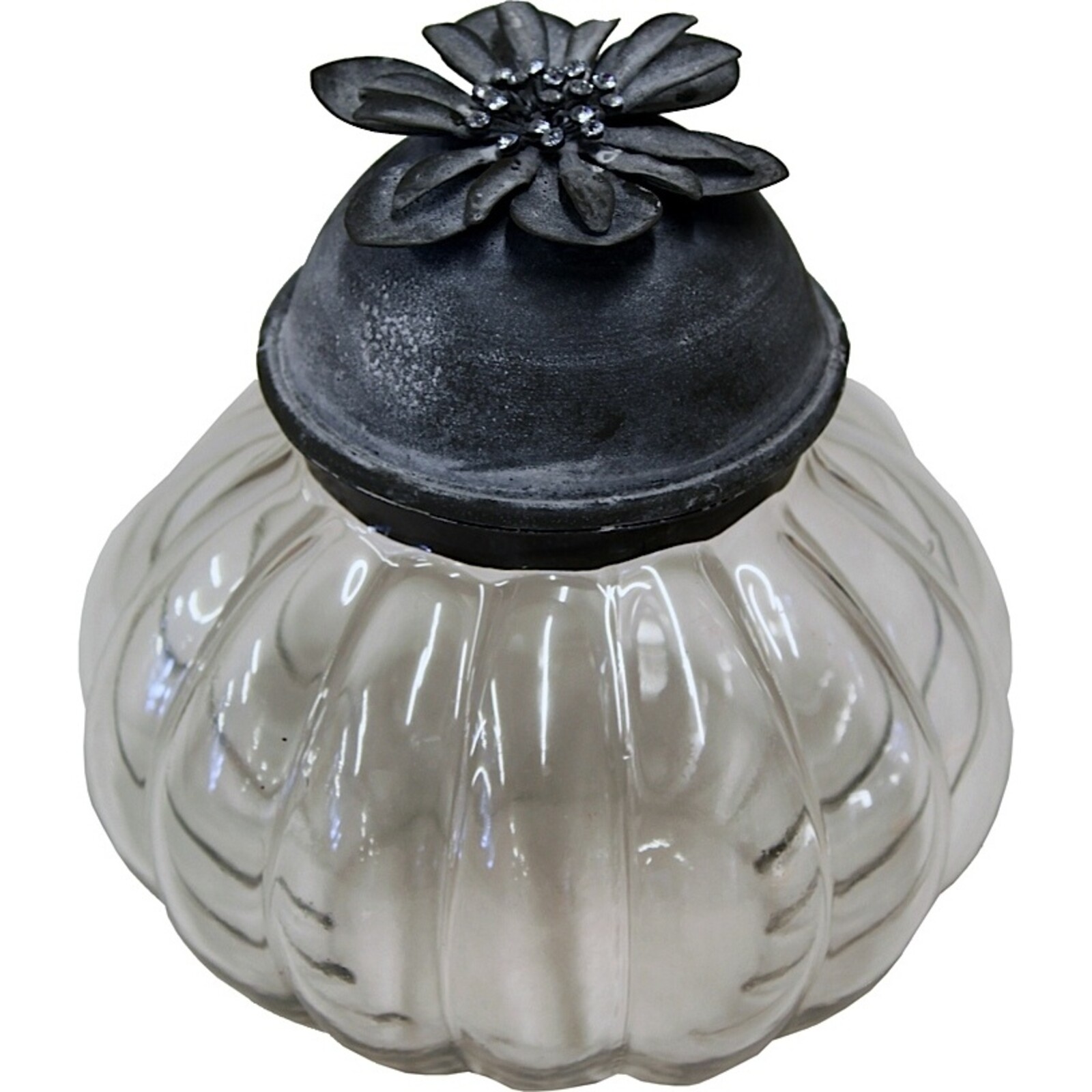 Jar with Flower Lid - Small