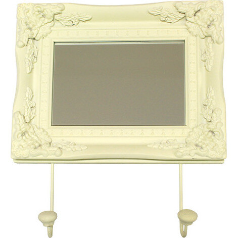 Mirror Hooks - Baroque White 