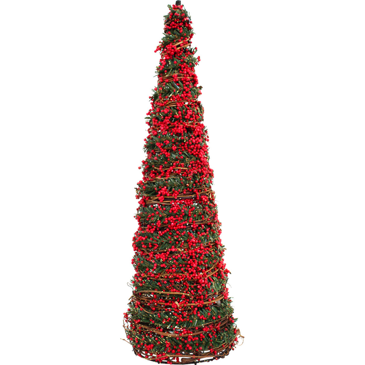 LED Xmas Tree Cone Berry Sml