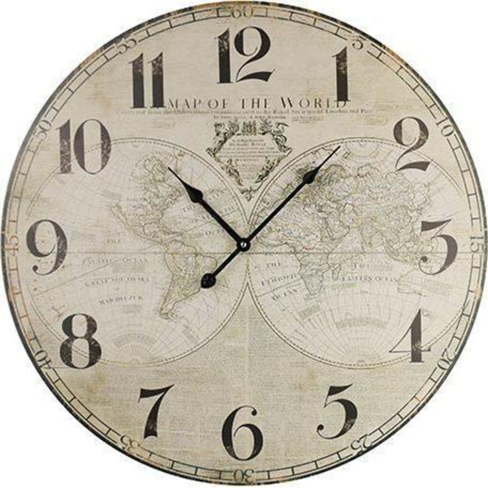 Clock World Map