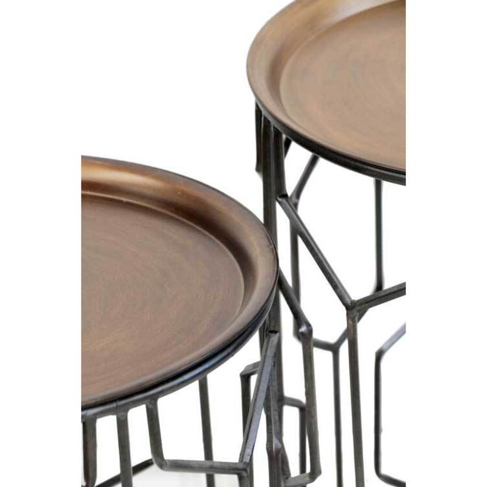 Nest of Tables Copper Design S/2