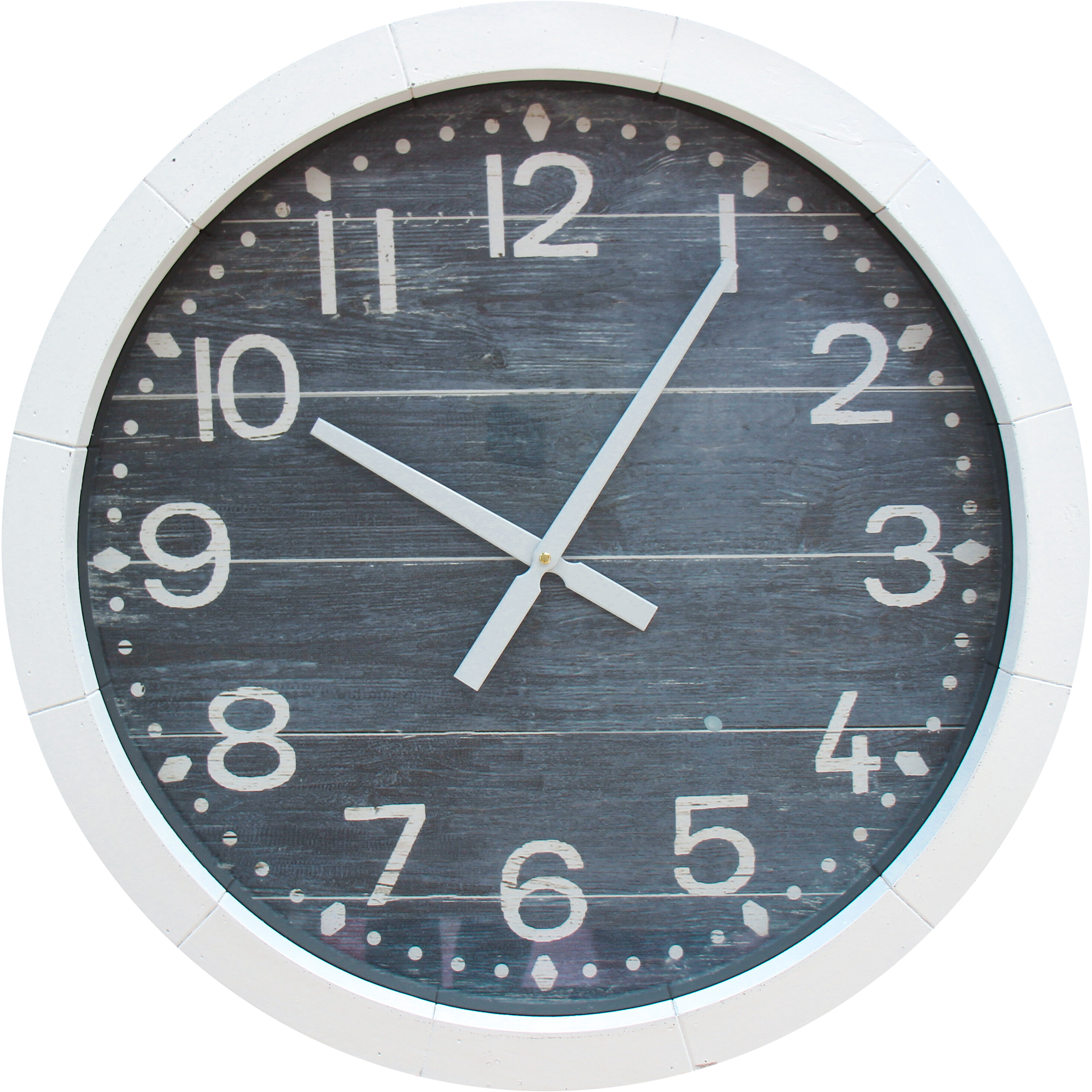 Clock Boathouse Navy 60cm