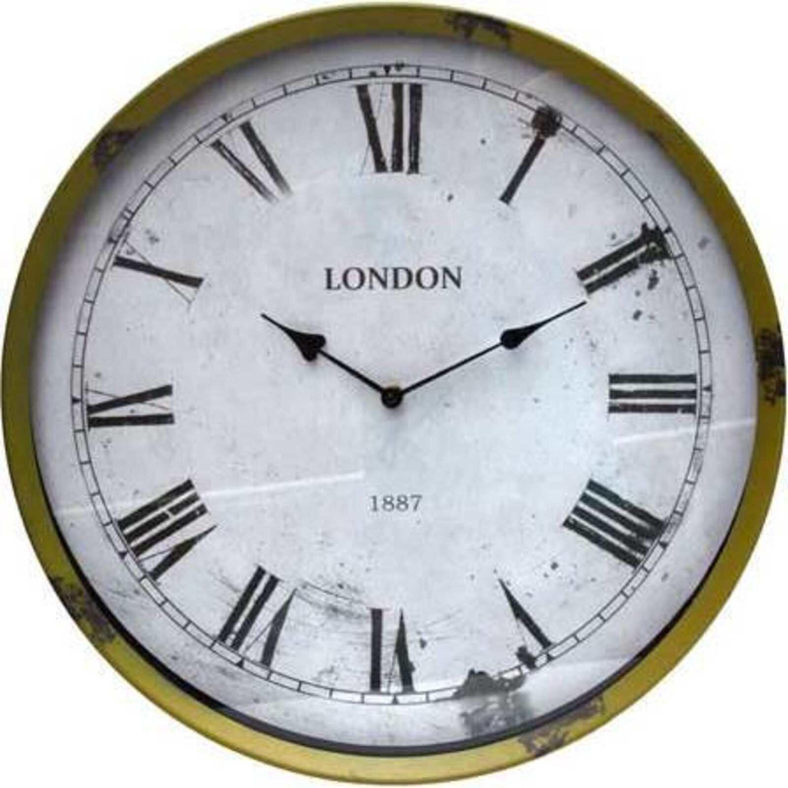 Wall Clock Vintage Lime