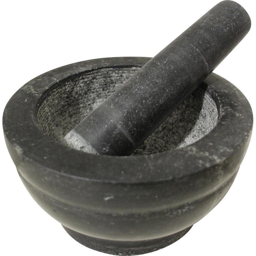 Mortar & Pestle Black Lrg