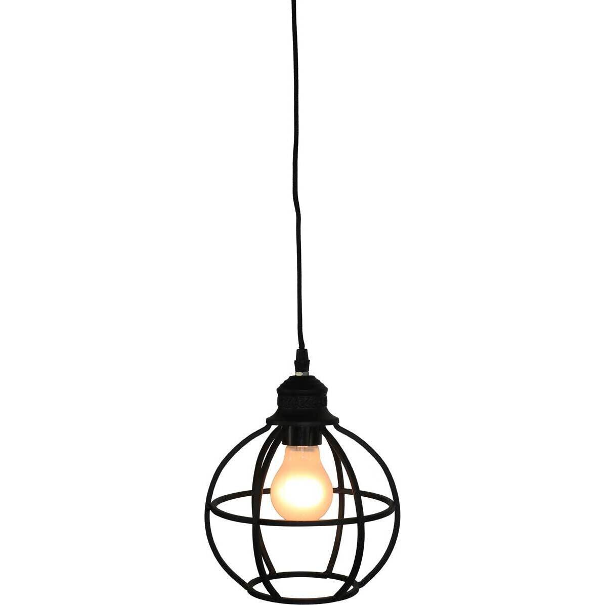 Hanging Lamp Jaula Black