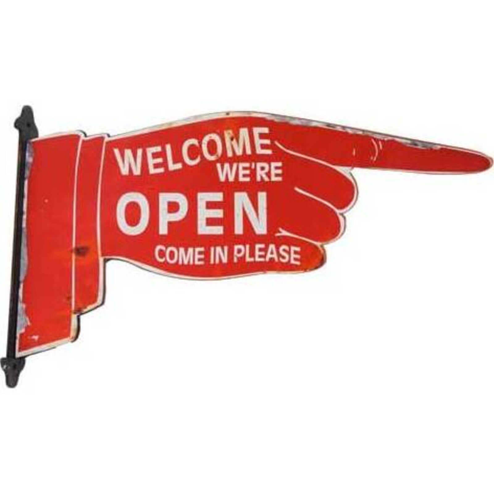 Sign Welcome Open