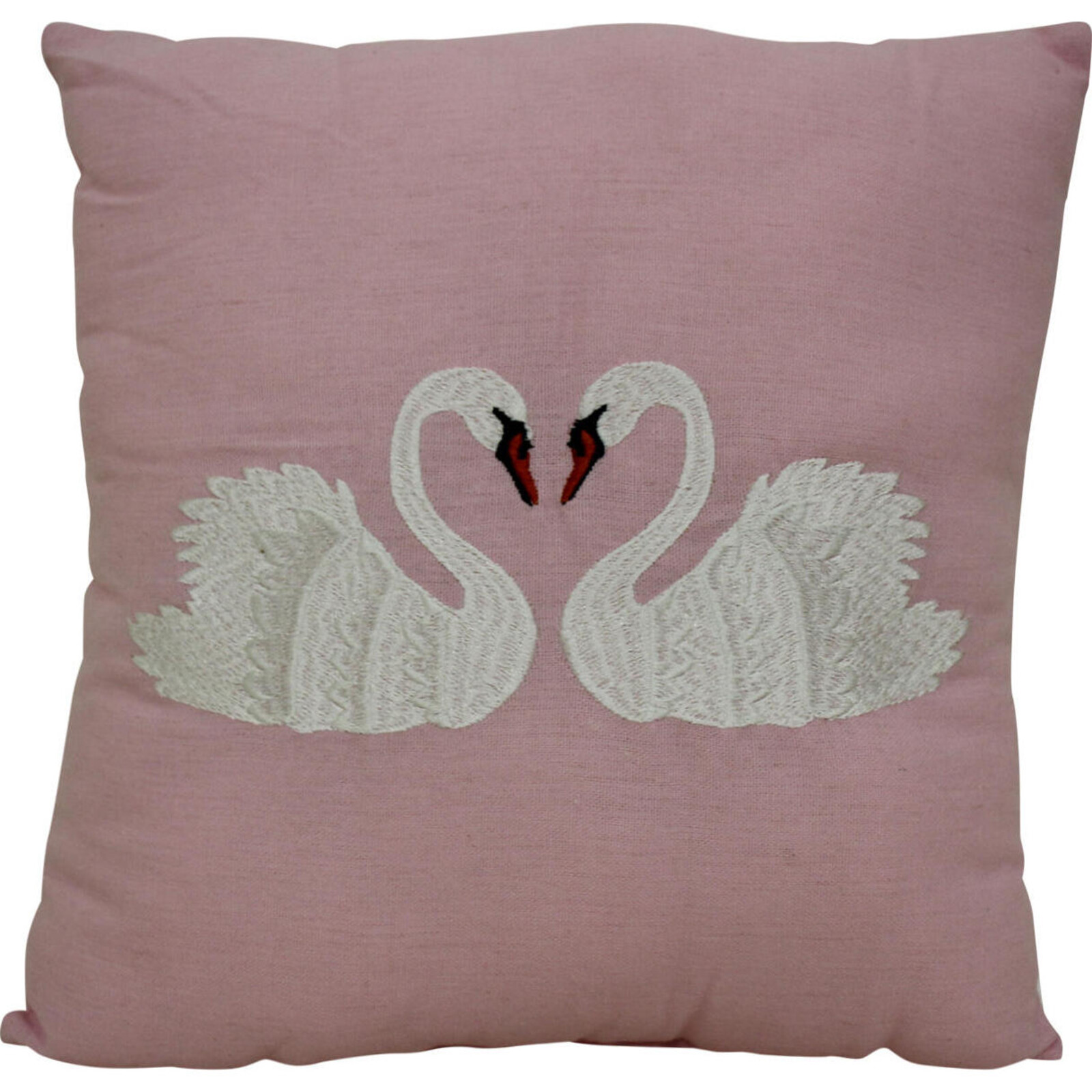 Cushion Pink Swans