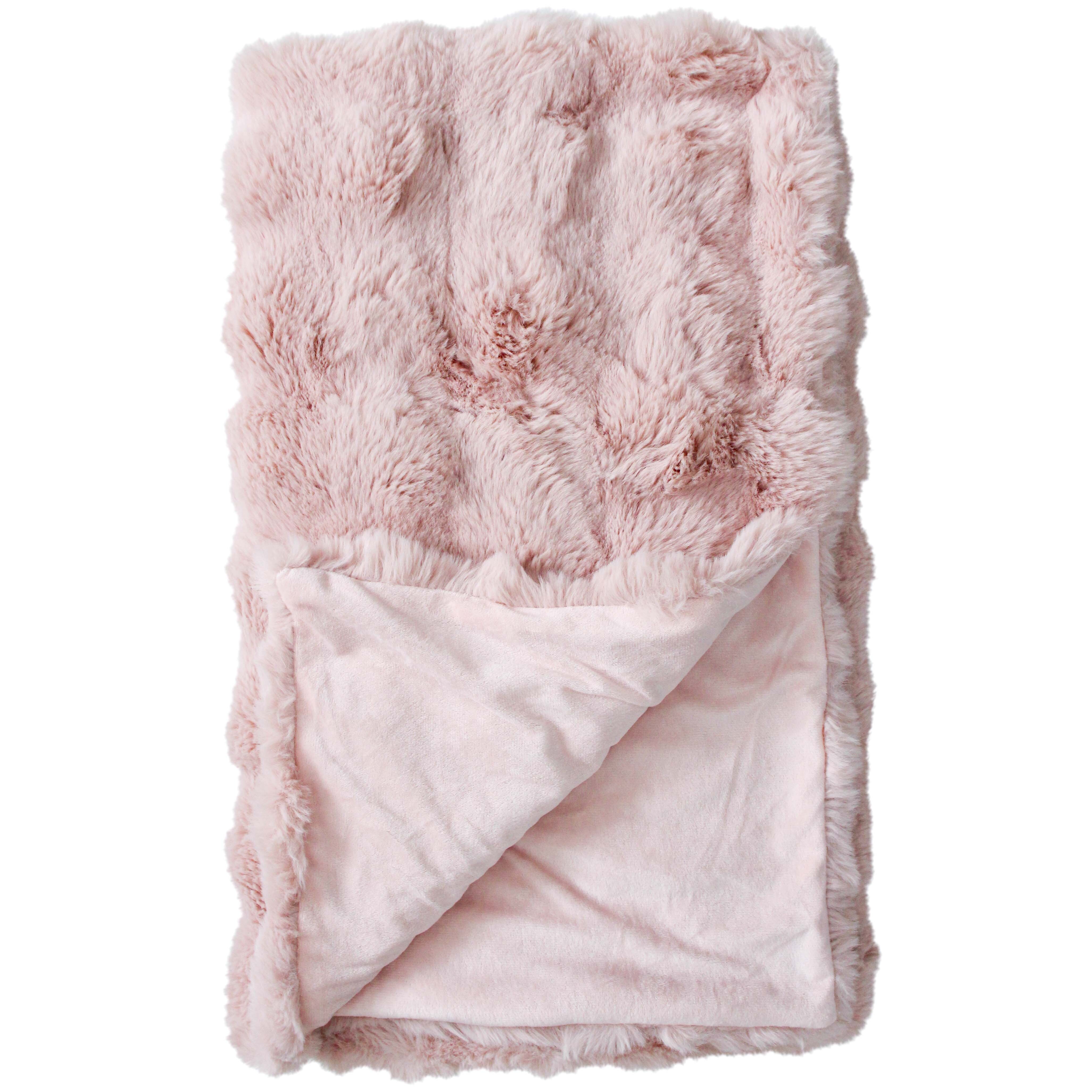 Throw Lux Faux Fur Crepe